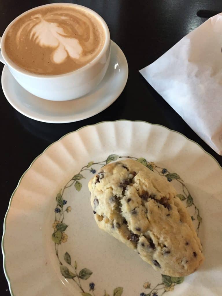 Coffee Girl's scone and mocha are amazing!
