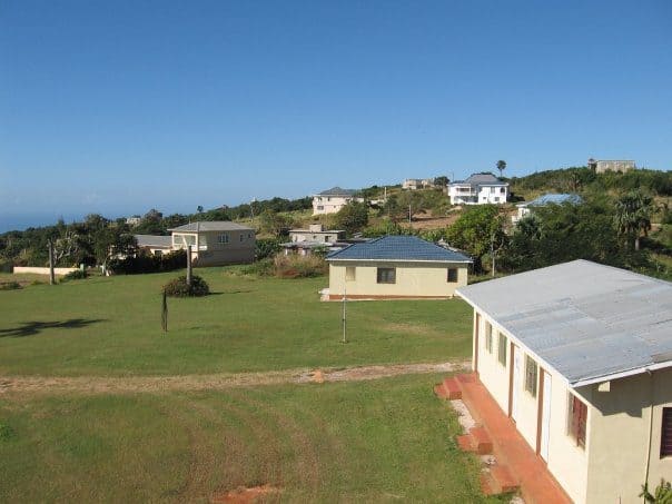 Aerial view of Ocean View Bible Camp, St. Elizabeth, Jamaica