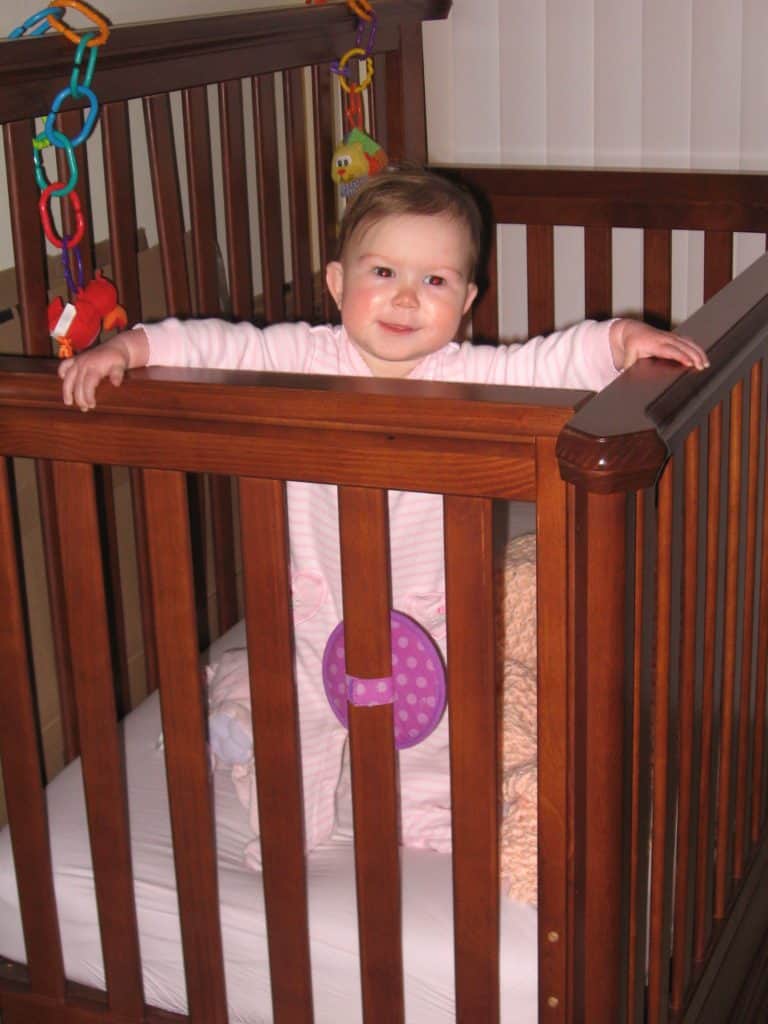 Wooden cribs are sturdy, but also heavy and hard to move. A pack N Play is a much more practical addition to a baby registry.