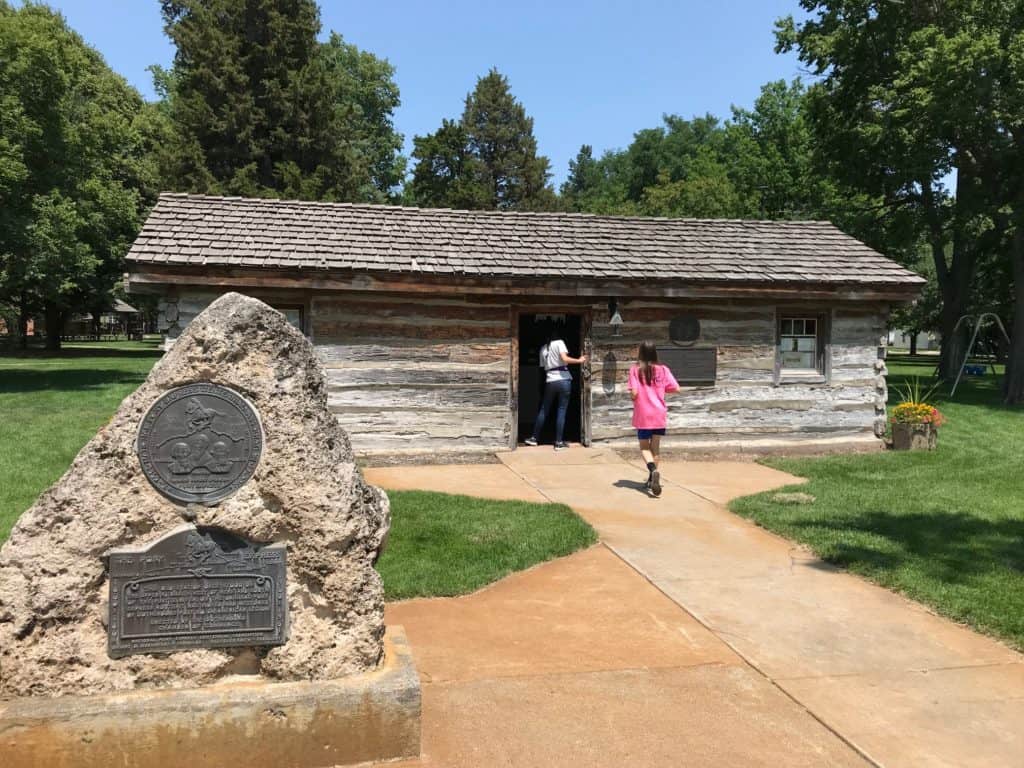 log cabin pony express station