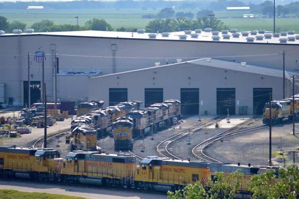 What can you say about an engine yard? So much power in one place! Bailey Yard North Platte NE.