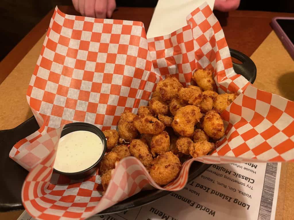 Golden Fried Tillamook Cheese Curds