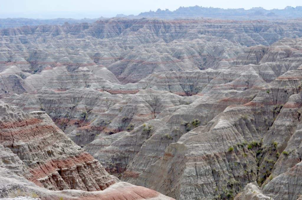 Viewpoint of Badlands National Park