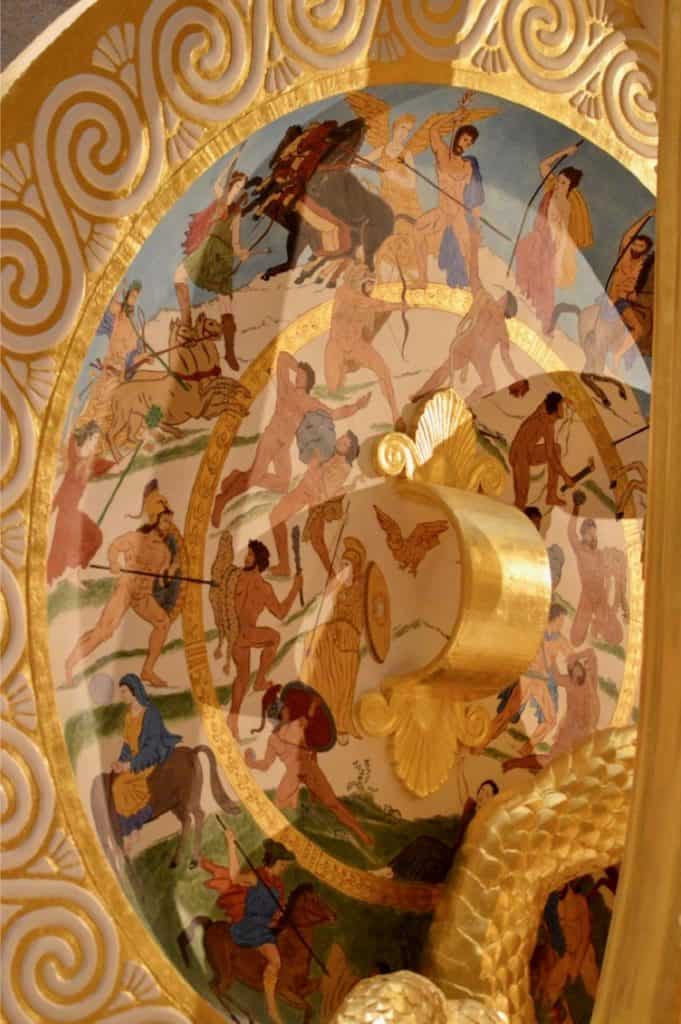 Images from the inside of Athena's shield. Nashville, Tennessee.