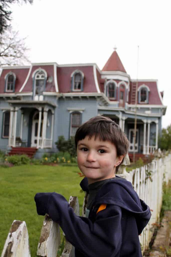 Beverly Cleary's childhood home in Yamhill, Oregon. The Yamhill Walk with Beverly Cleary is one of our favorite family activities near McMinnville.