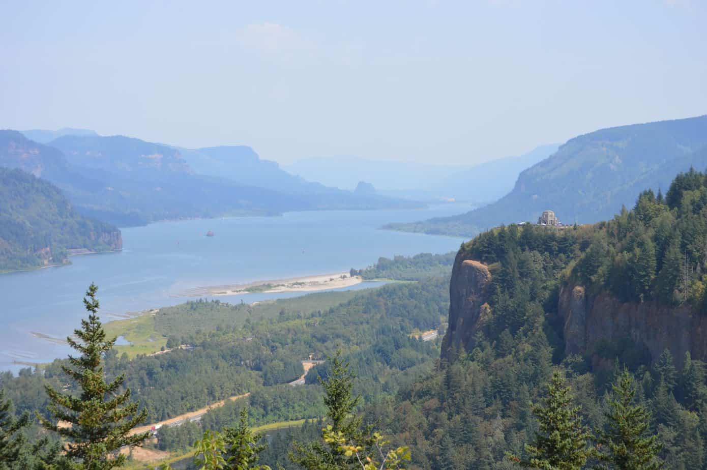 Crown Point and the Columbia River Gorge, another of the Oregon National Parks.
