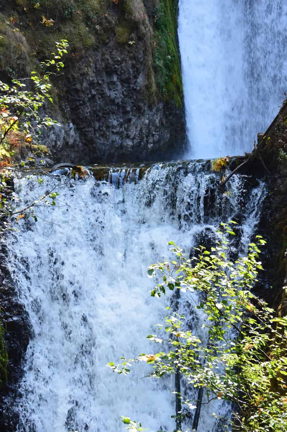 Waterfall along the Columbia River Gorge's waterfall corridor. Read on for more Oregon National Parks and NPS-administered sites.