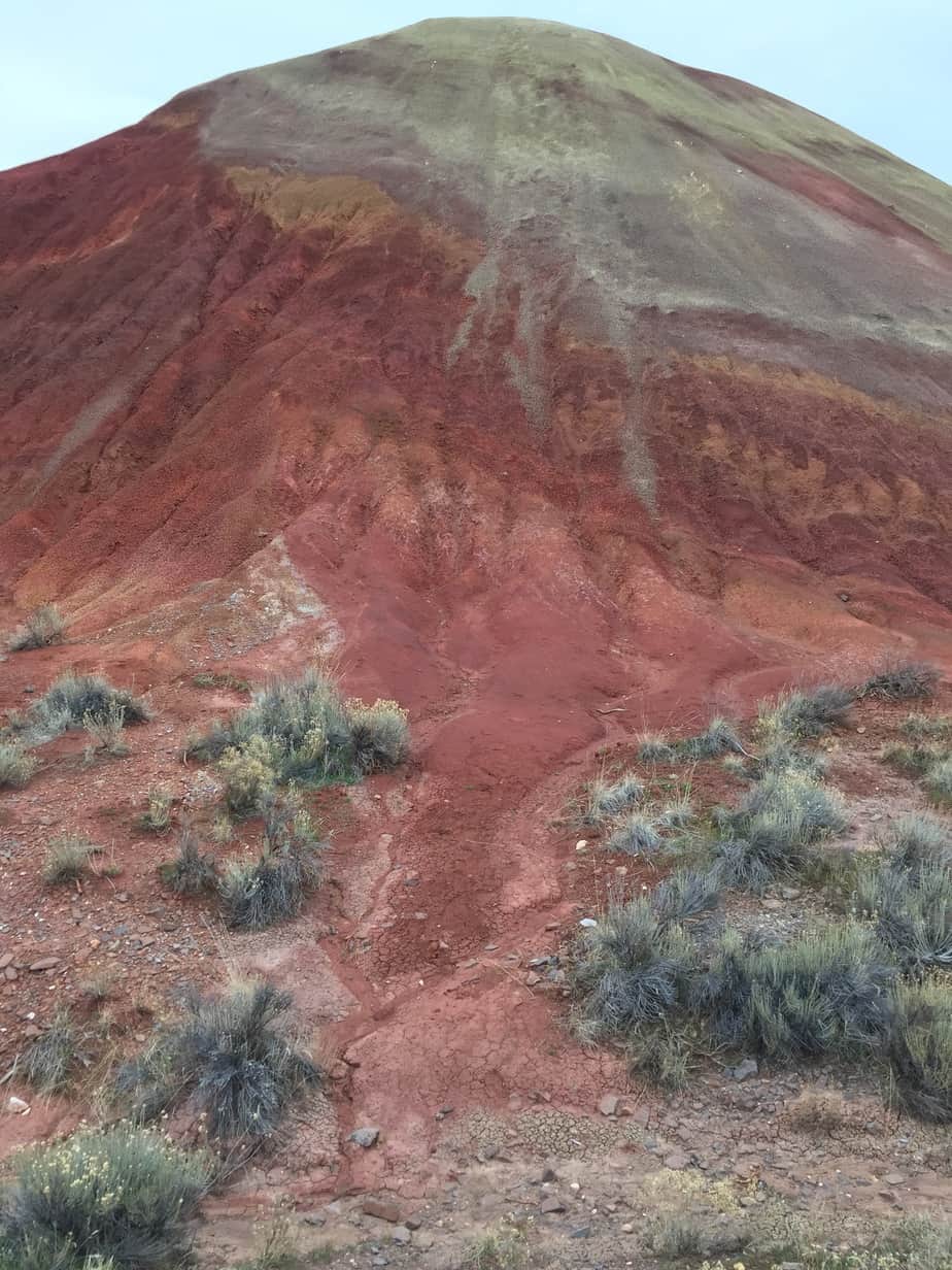 Brilliant colors at the John Day Fossil Beds NM, Painted Hills unit.