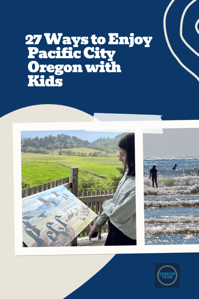 Pinnable image for pacific city oregon with kids