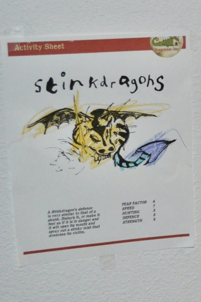 Printable dragon activity sheet from the How To Train Your Dragon book website. List of dragon gifts for her.