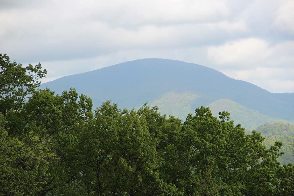 Blood Mountain stands solemnly above the Chattahoochee National Forest. 