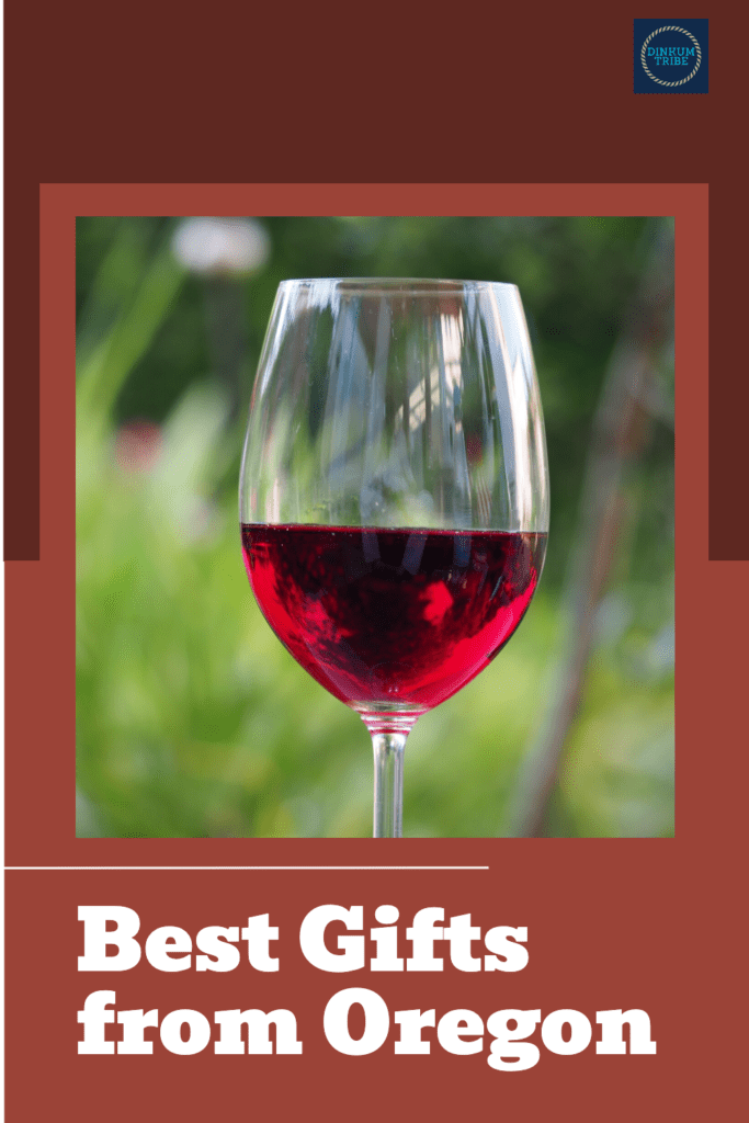 glass of pinot noir, one of the best gifts from Oregon