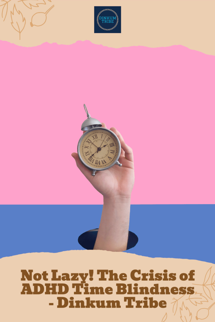 pinnable image of hand holding small clock for adhd time blindness