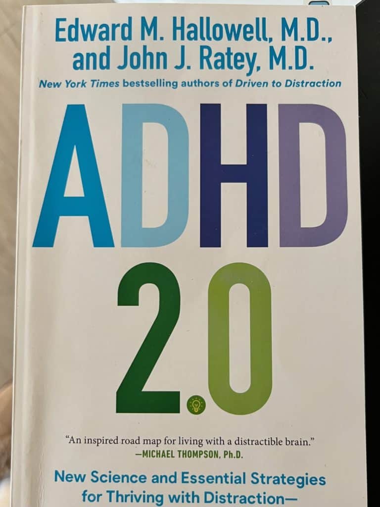 Cover of the book ADHD 2.0, one of the best available ADHD resources.