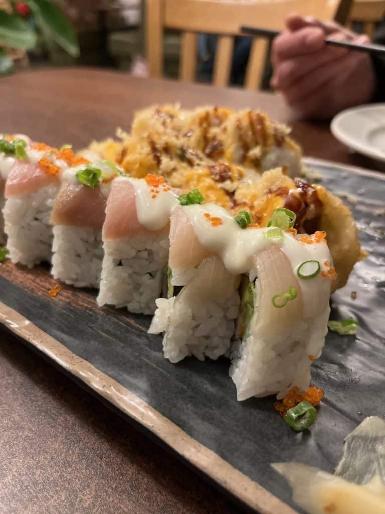 Silverton roll and Godzilla roll