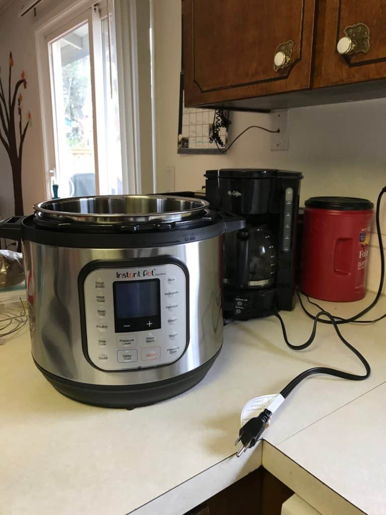 Instant pot on counter. Best gifts for homeschool moms.