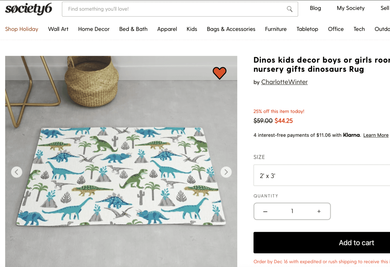 Dinos kids decor boys or girls room nursery gifts dinosaurs Rug from Society6. Dinosaur gifts for a 5 year old.
