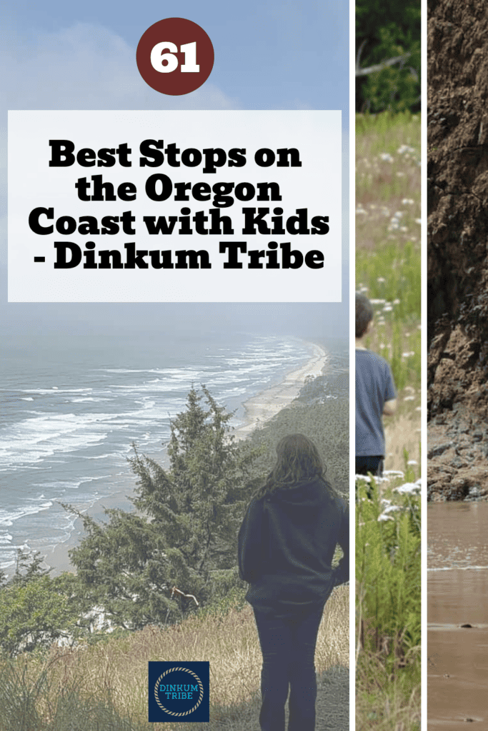 Pinnable collage for best stops on the Oregon Coast