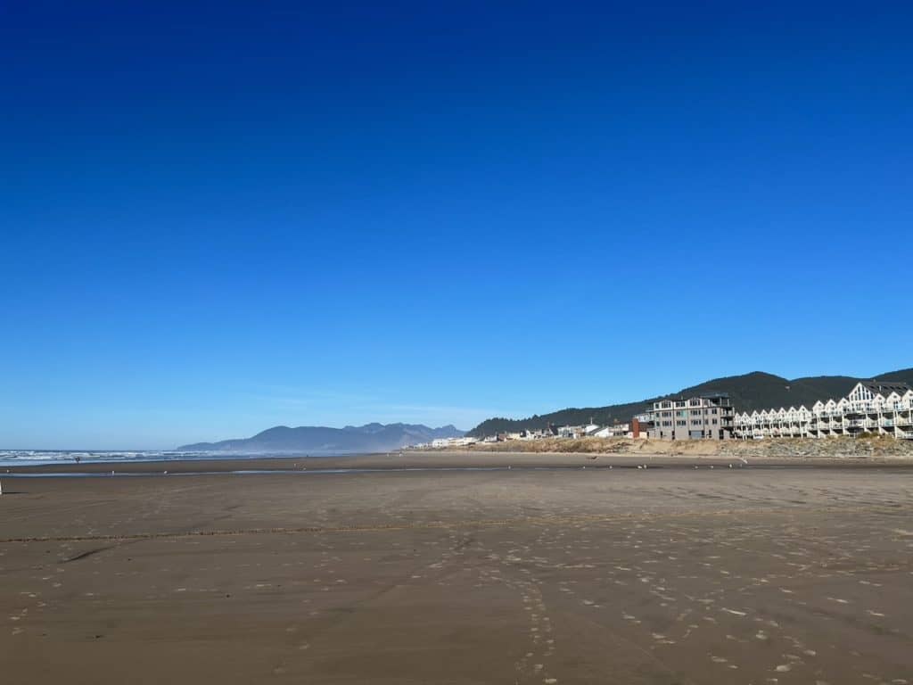 Deep blue sky rules over the sandy beaches and welcoming hotels of Rockaway Beach. Rockaway Beach is a great place to stay when visiting the Oregon Coast with kids.