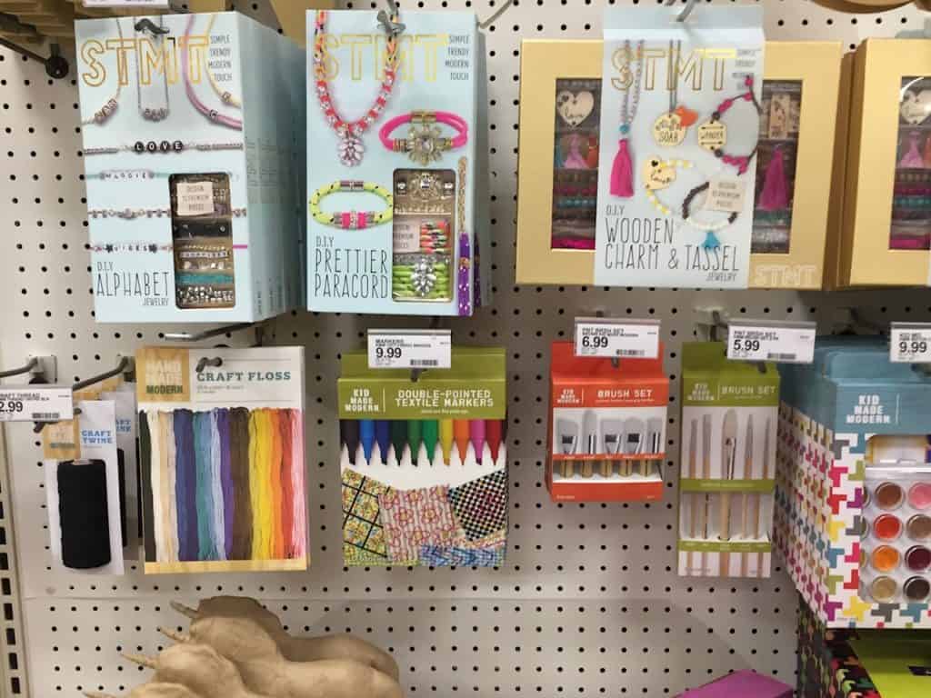 Craft kits at a store. Winter Activities for Teens.