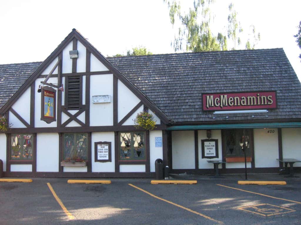 McMenamin's Corvallis Pub stands in Corvallis Oregon.