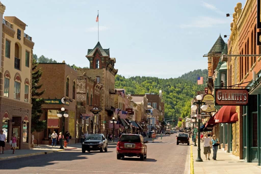 Downtown Deadwood, South Dakota