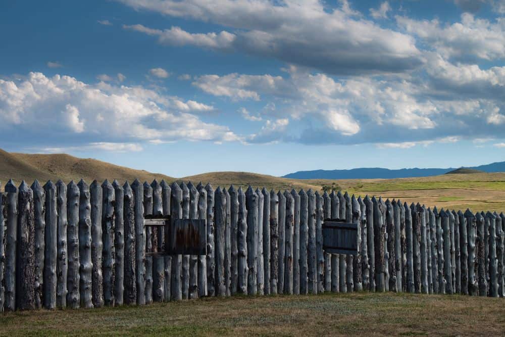 Fort Phil Kearny stands amid the wild prairies of Eastern Wyoming. Fort Phil Kearny State Historic Site is of the 9 best things to see along the I-90 in Wyoming.