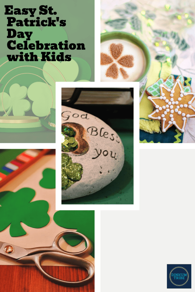 Pinnable image for Easy St. Patrick's Day Celebration with kids