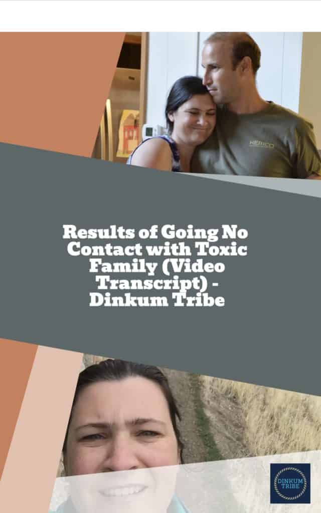 Pinnable image for results of going no contact with toxic family.