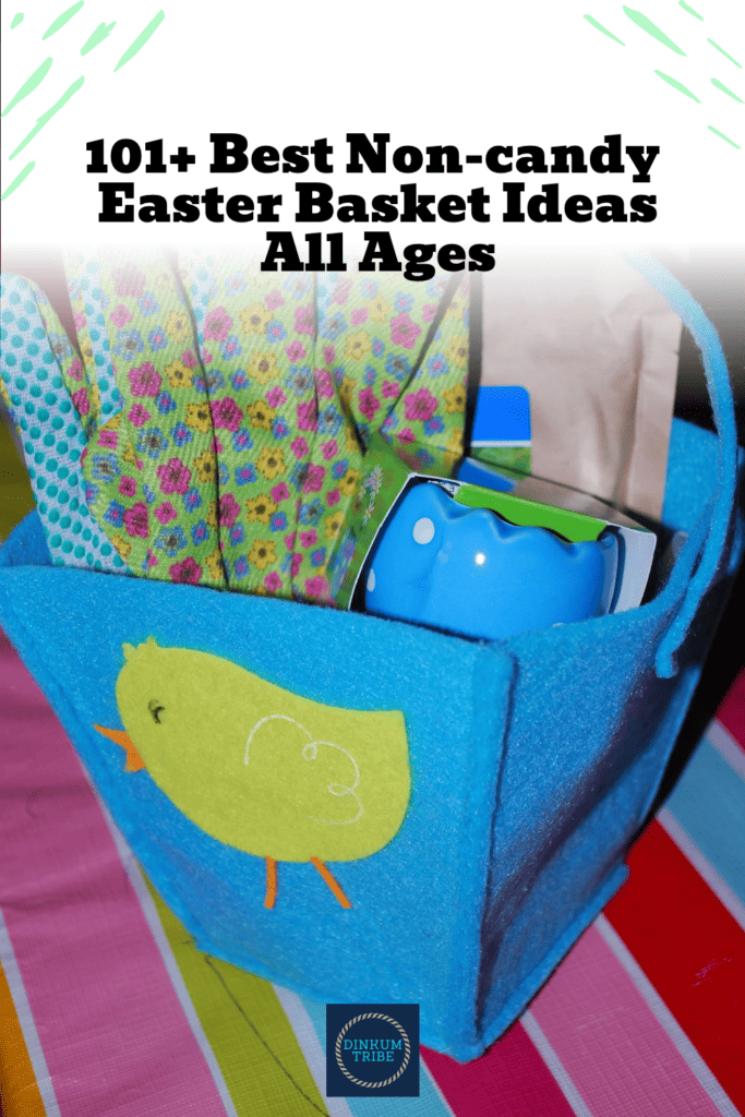 Pinnable image non-candy ideas for Easter baskets