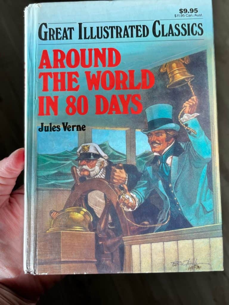 Great Illustrated Classics "Around the World in 80 Days". Science fiction books for 5th graders