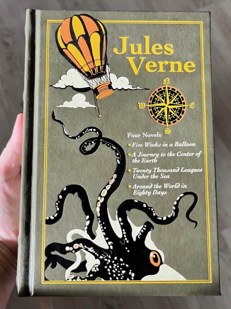 Jules Verne book collection. Good science fiction books for 5th graders.