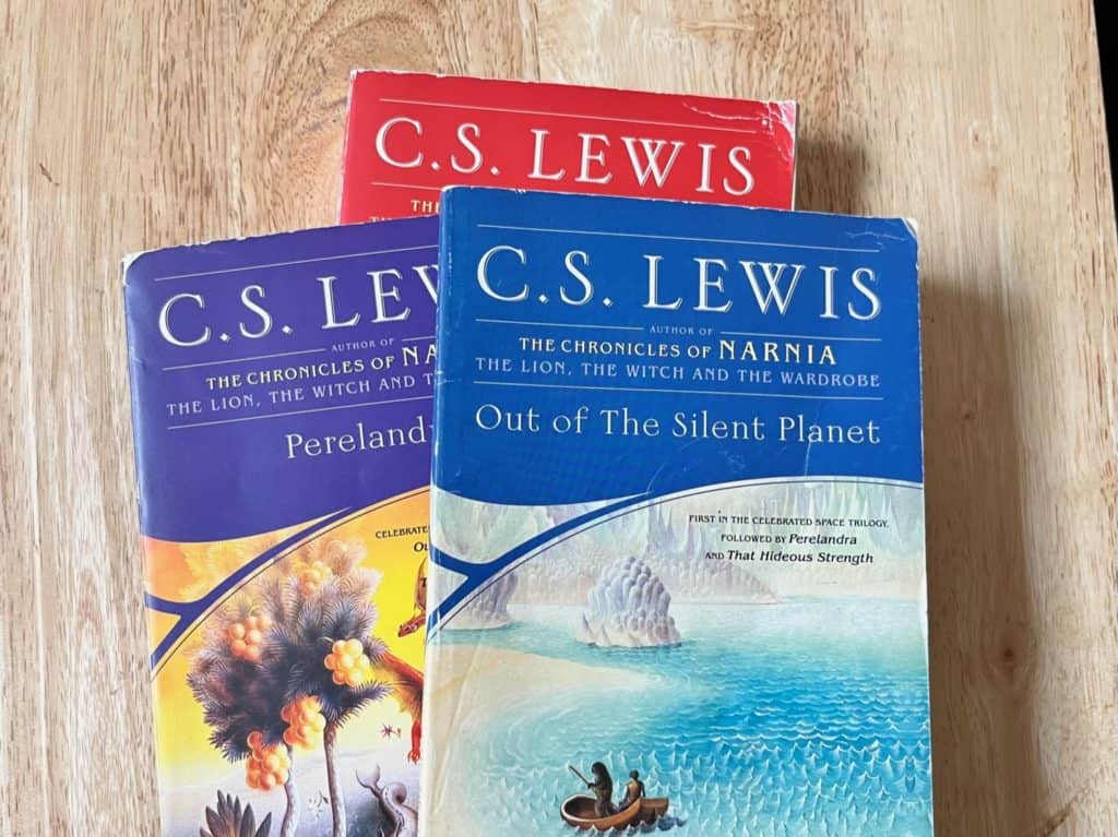 C.S. Lewis' Space Trilogy. Science fiction books for 5th graders