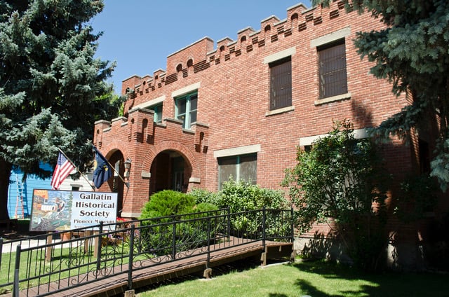 The Gallatin History Museum sits within Bozeman's old jail. 
