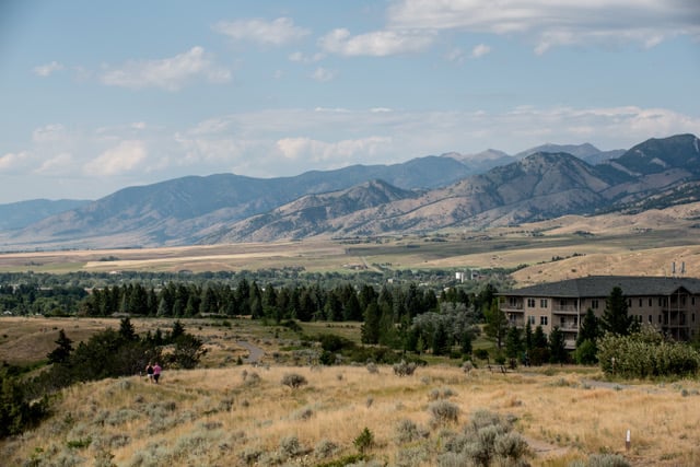 A view of Bozeman, Montana, on a beautiful summer day. It isn't hard to find quality museums in Bozeman.