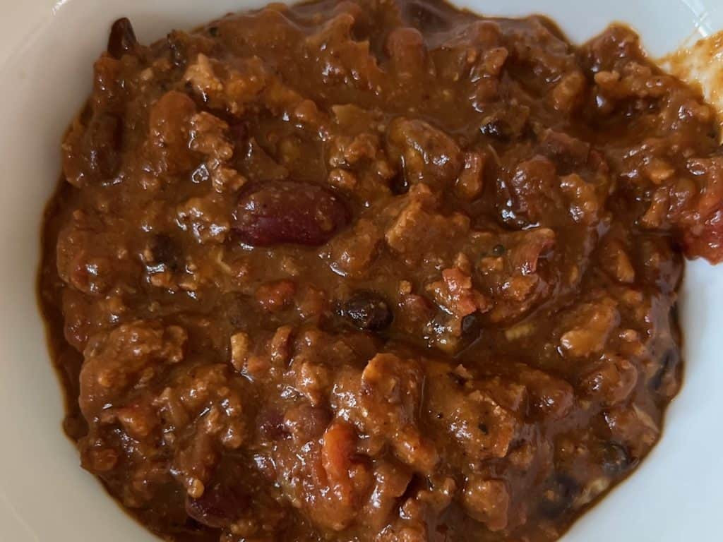 Bowl of chili