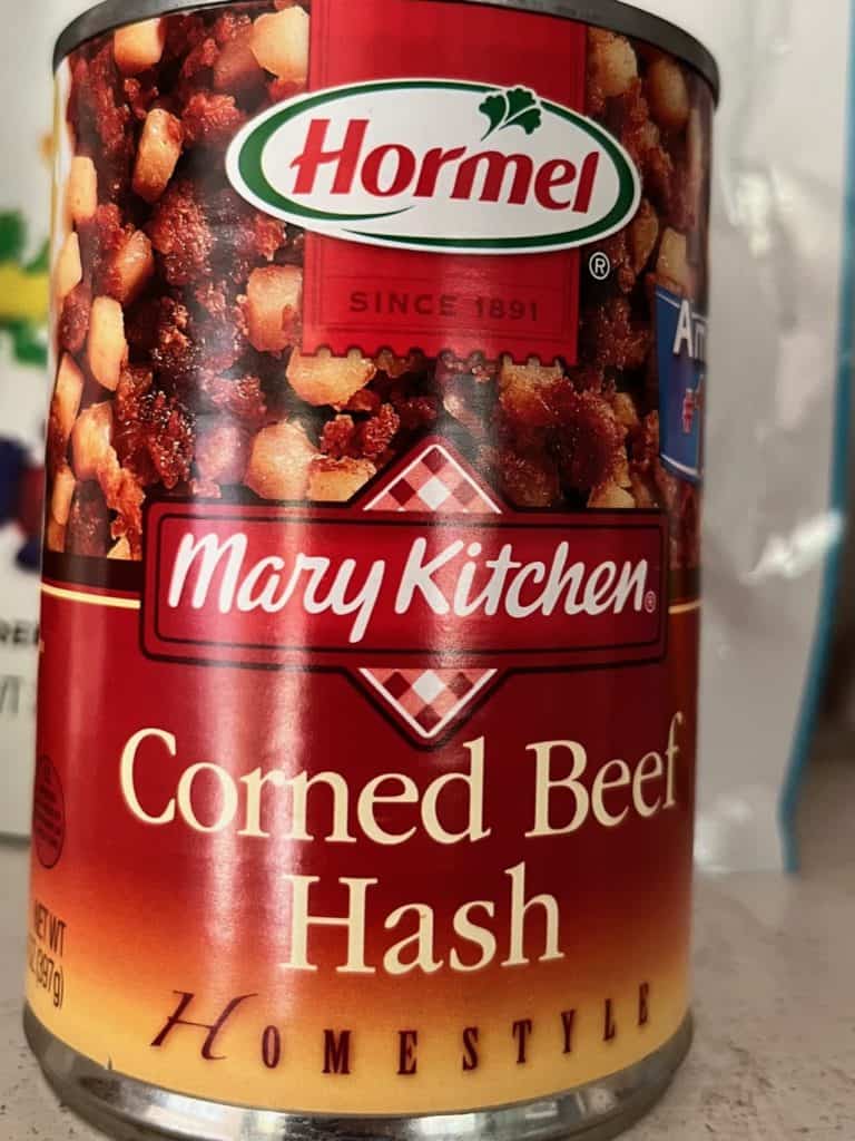 Can of Mary Kitchen corned beef hash