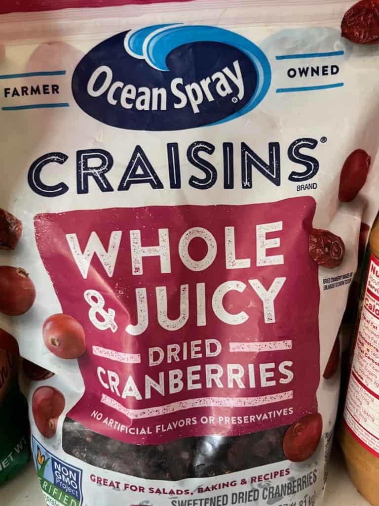 Ocean Spray Craisins. best canned foods for camping