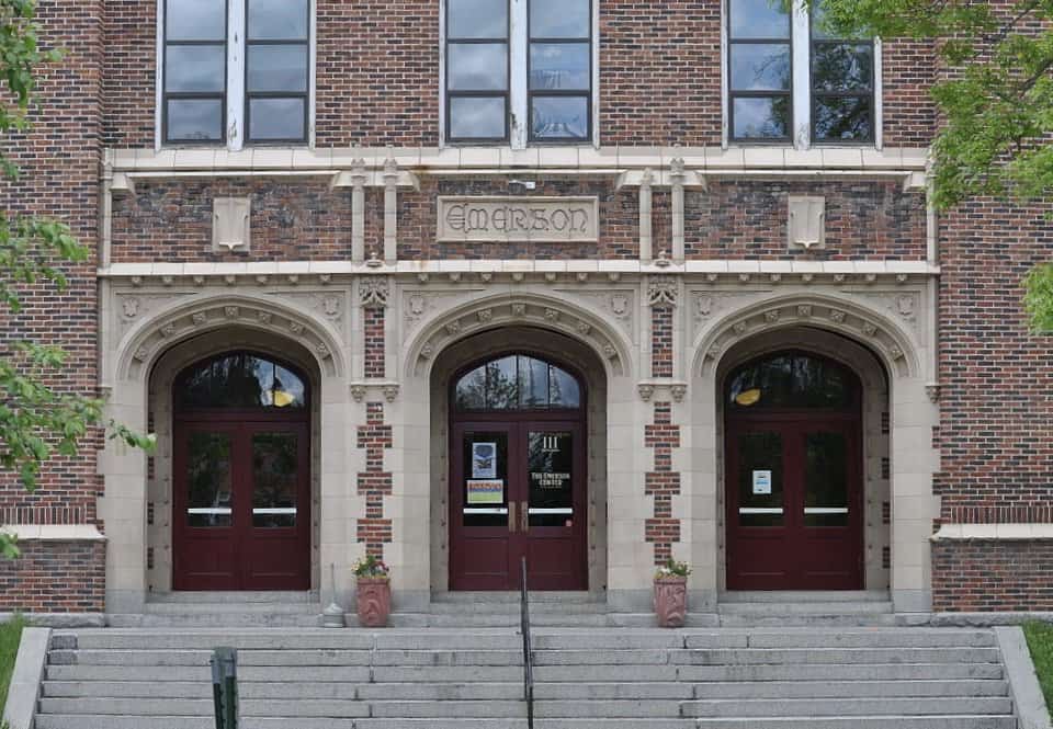 The entrance to Emerson Center. The Emerson is one of the 21 best museums in Bozeman.