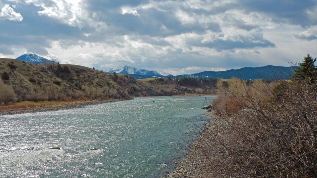 A scene beside the Yellowstone River on the Lewis & Clark National Historical Trail. Lewis & Clark NHT is one of the 21 best museums in Bozeman.