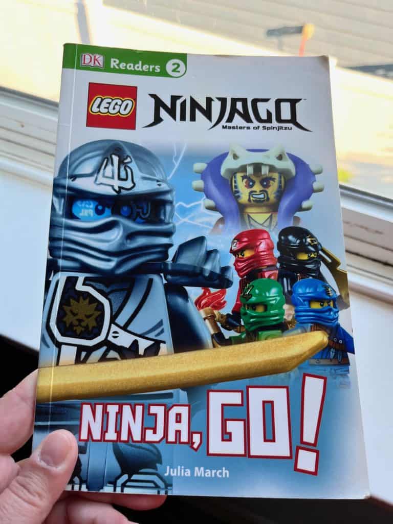 Lego Ninjago book DK readers level 2.