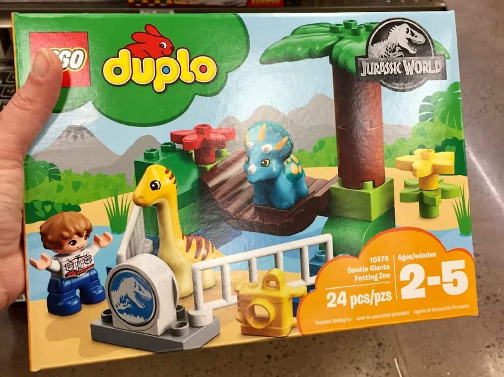 Lego Duplo Jurassic World box set. Lego gift ideas.