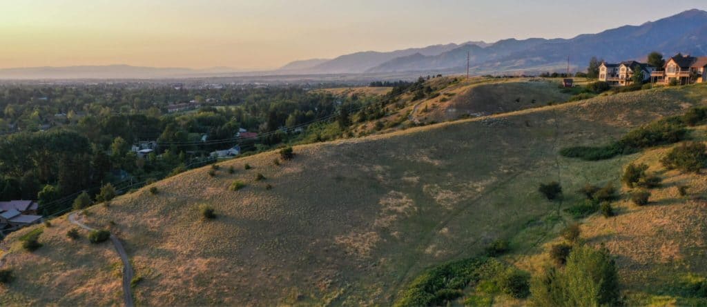 Peets Hill stands along the Gallagator Trail. 