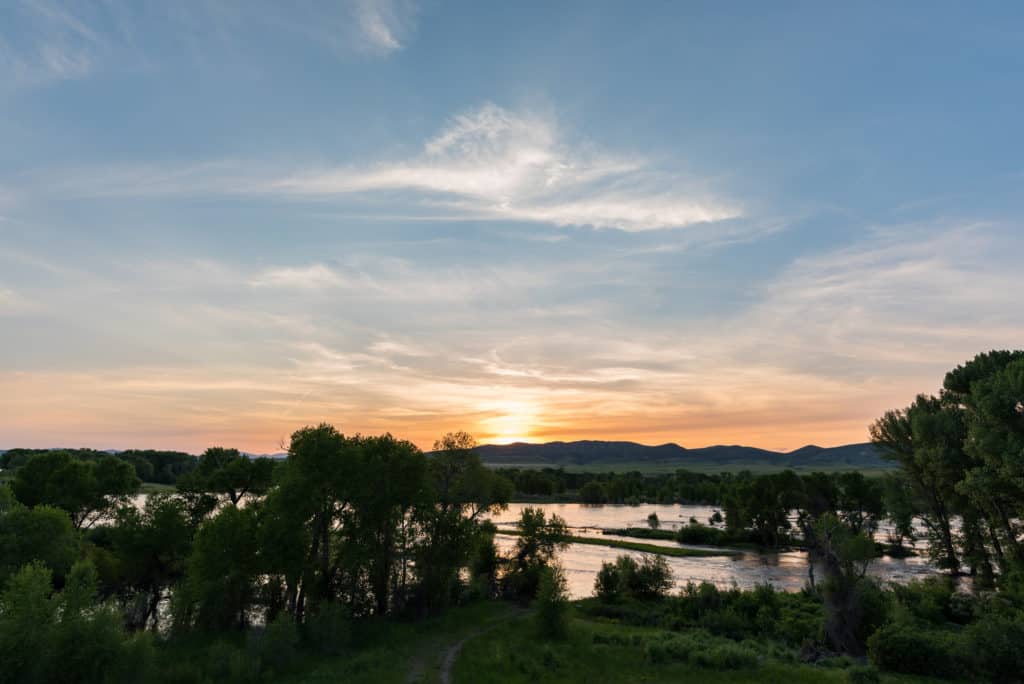 A summer sunrise shines at Missouri Headwater State Park. Missouri Headwater SP is one of the 21 best museums in Bozeman and the Bozeman area.