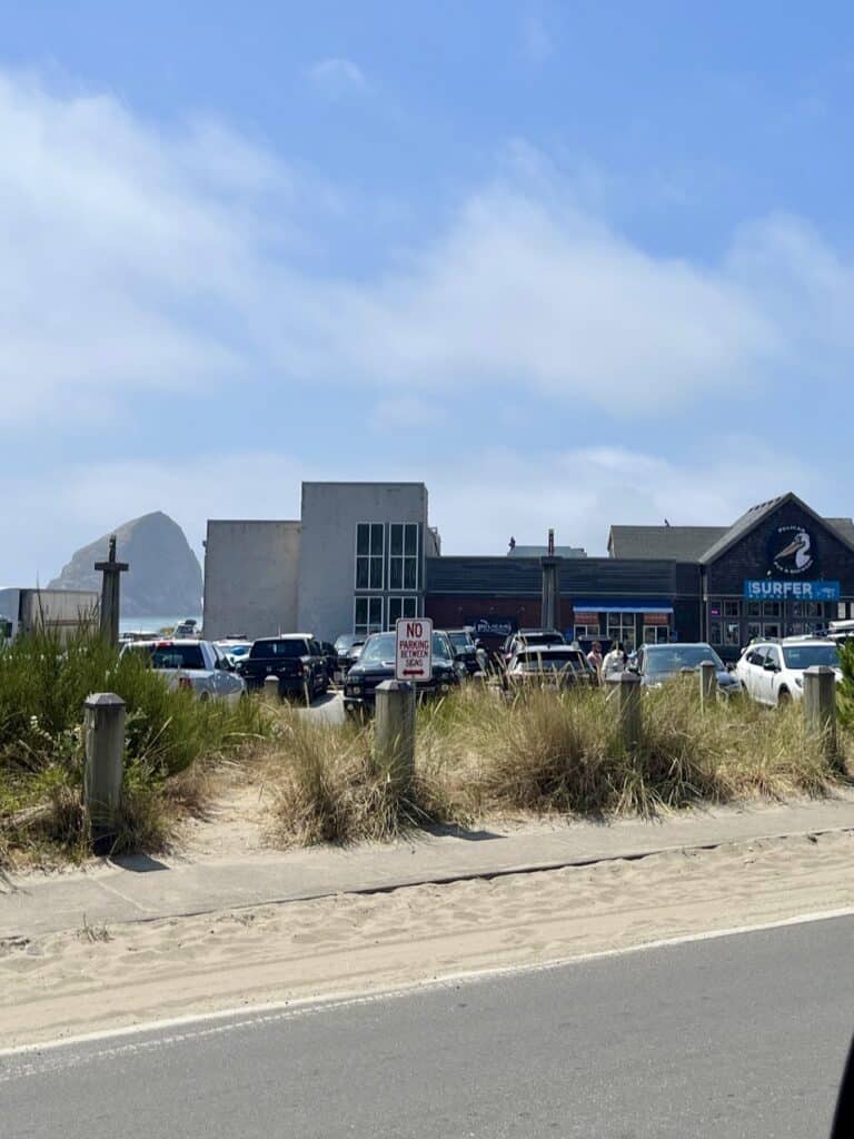 Street view of the Pelican Brewery in Pacific City.