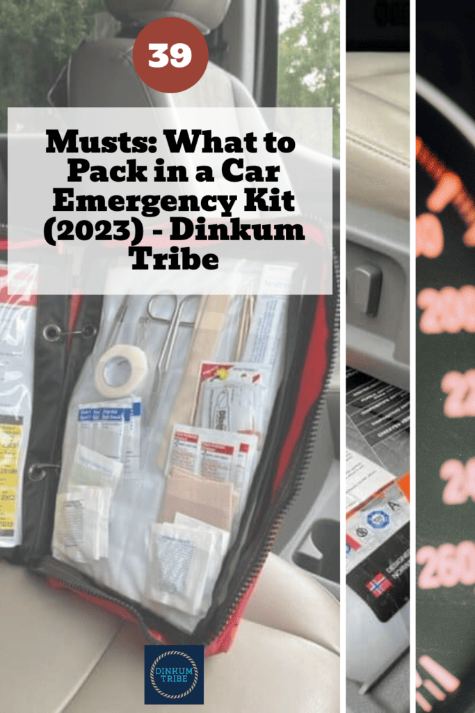 Pinnable what to pack in a car emergency kit