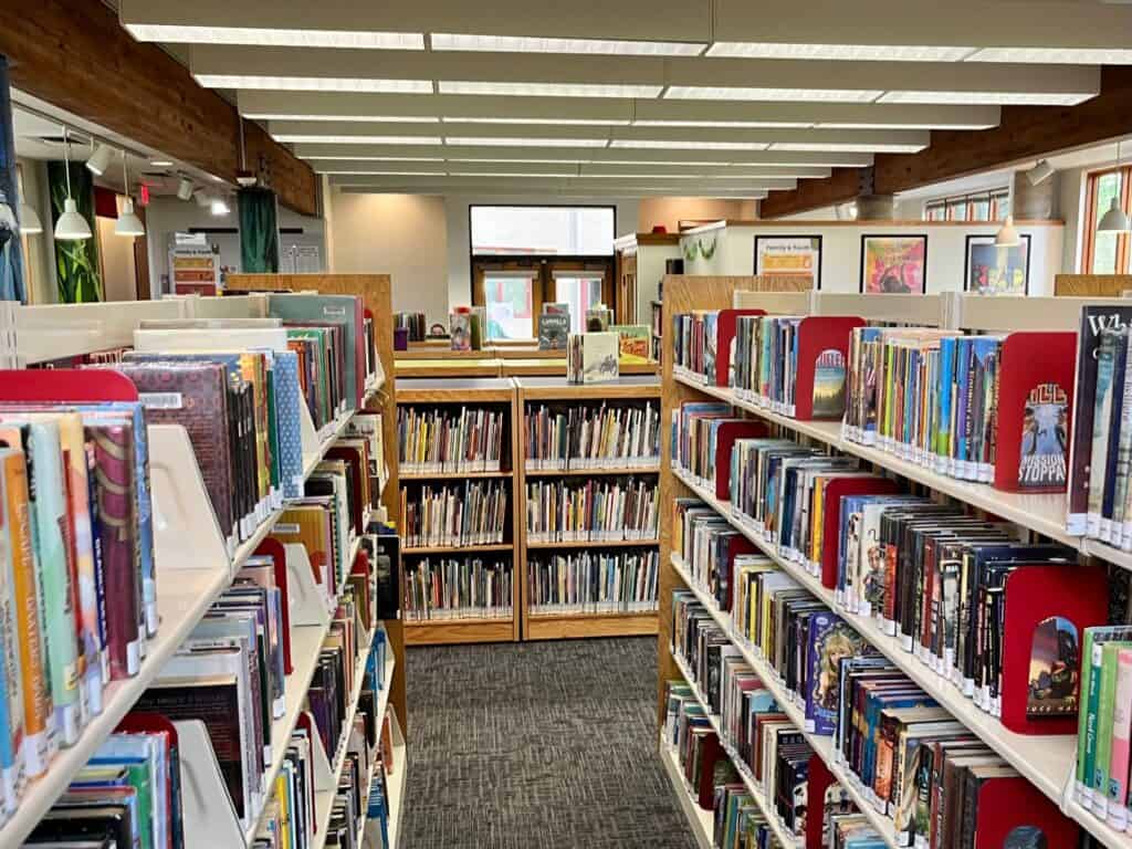 Inside the McMinnville Public Library