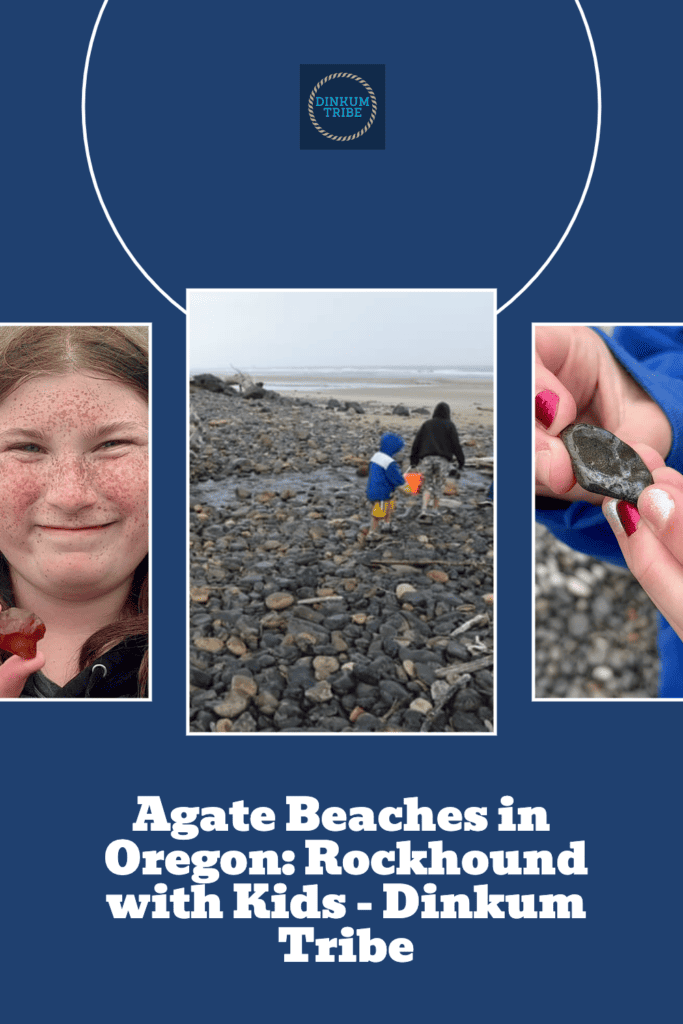 Pinnable image for Agate beaches oregon