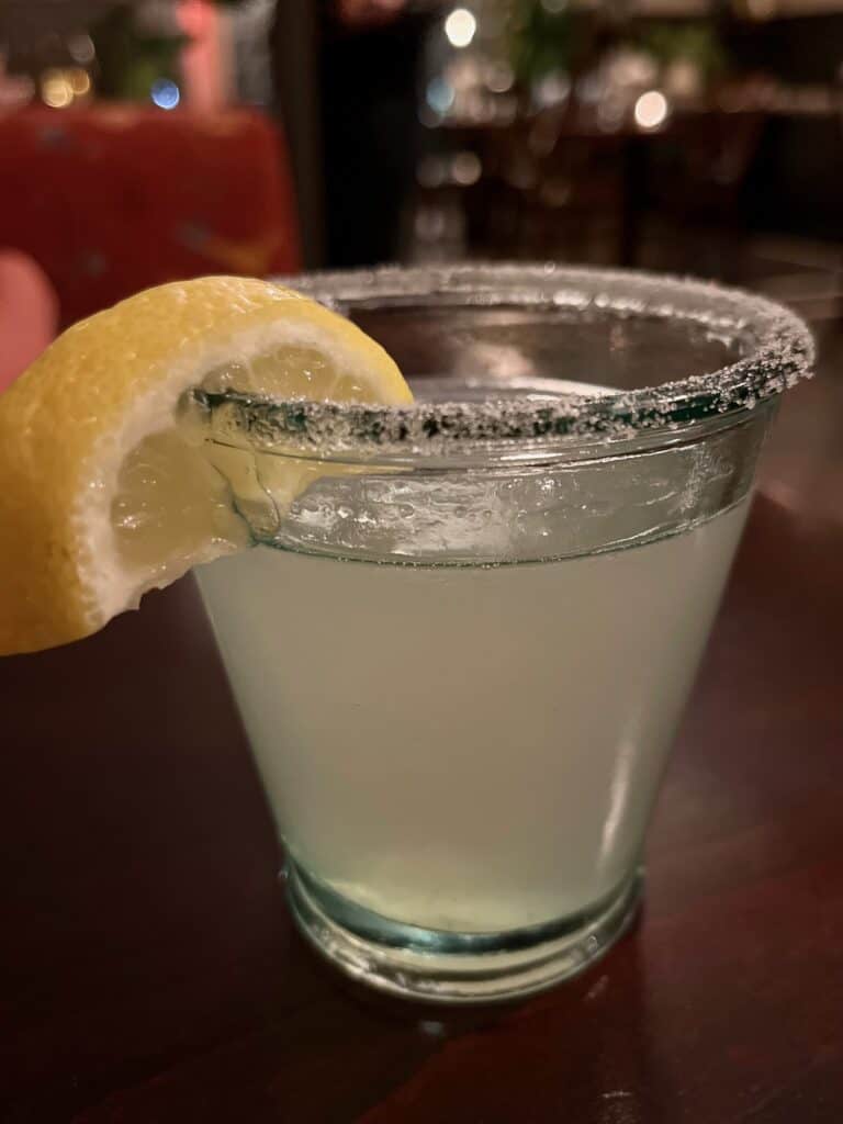 Lemon Drop Martini at the Magnolia Grill.