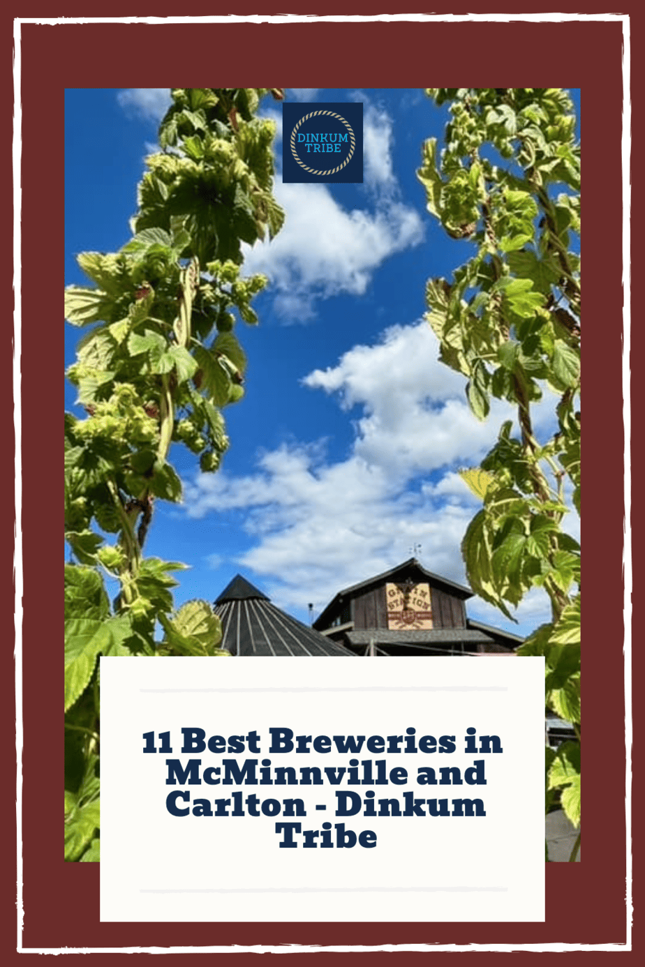 Pinnable image for best breweries in McMinnville and Carlton